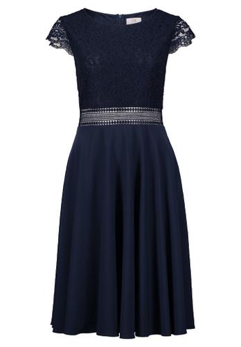 Abendkleid Blau 36