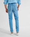 Style Chuck 36/32 Five-Pocket-Jeans, Herrenjeans, Zusätzliche Coinpocket, Einschubtaschen vorn, Aufgesetzte Gesäßtaschen, Verdeckter Reißverschluss, Modern Fit, Gerader Schnitt, Normale Leibhöhe, Normale Fußweite - Light Blue Used