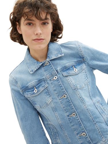 Jeansjacke mit recycelter Baumwolle M Regular Fit - Light Stone Blue Denim