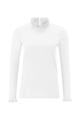 Organic Slub Frill Longsleeve Weiß M