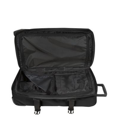 EASTPAK Rollkoffer "Tranverz S Upper East Stripe" - in Schwarz