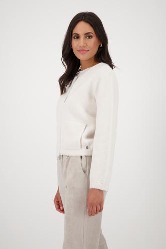 Flauschige Strickjacke 42 - Oat Milk
