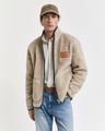 Fleecejacke aus Wollmix XXL - Oat Melange