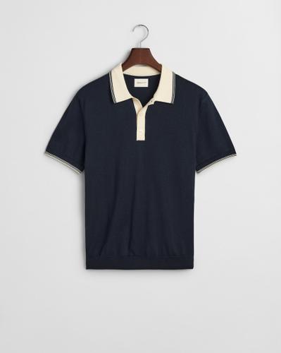 Poloshirt aus Modalmischung Blau XL