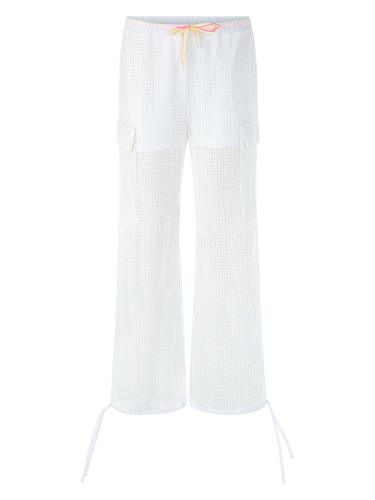 Hose WASHINGTON Wide Fit mit Lochmuster 36 - White