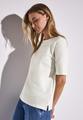 T-Shirt mit Struktur 38 - Off White