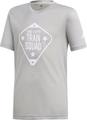 ADIDAS Kinder T-Shirt Train Squad 140 in Silber