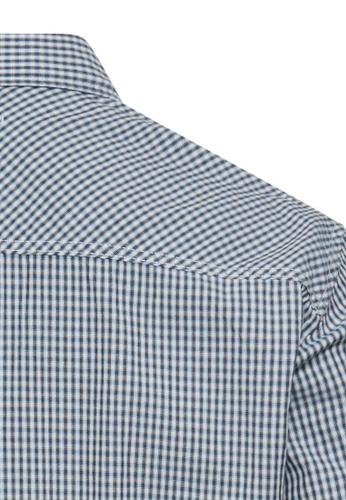 Langarmhemd mit Knopfleiste XXL Regular Fit - Dark Navy