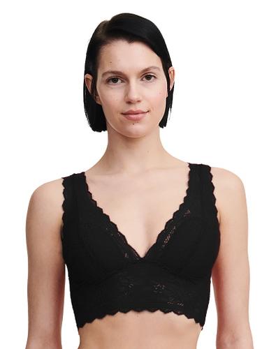 Floral Touch Bügelloser BH Schwarz L