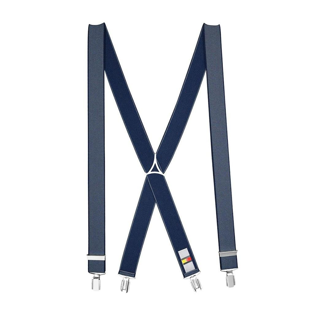 Hosenträger LINDENMANN X-Form Blau 110