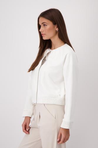 Jacke mit gesmokten Ärmelbündchen 40 - Off-white