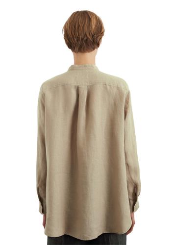 A-Shape-Leinenbluse regular 34 Regular Fit - Summer Sand