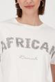 T-Shirt mit Strasssteinen 44 - Off-white