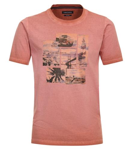 T-Shirt XL Basic Circular Knit - Orange