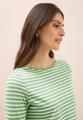 Gestreiftes Shirt M - Fennel Green