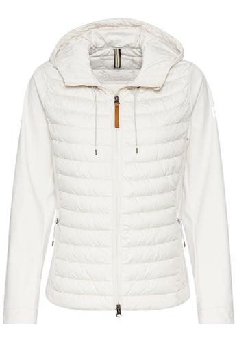 Steppjacke aus recyceltem Polyester Weiß 36