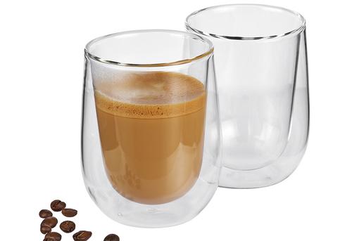 Milchkaffee-Glas 'Verona' 2er Set
