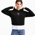 PUMA Damen Hoodie NU-TILITY Hoody L in Schwarz