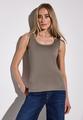 Basic Top in Unifarbe 36 - Stone Brown