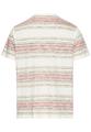 T-Shirt mit Streifenmuster aus Baumwolle XL Regular Fit - Sunfaded Red