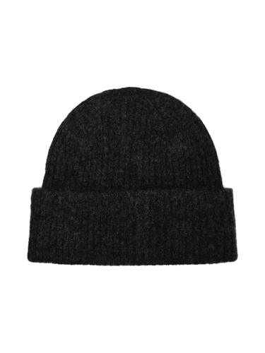 SLFMALINE LANO KNIT BEANIE NOOS ONE SIZE - Black