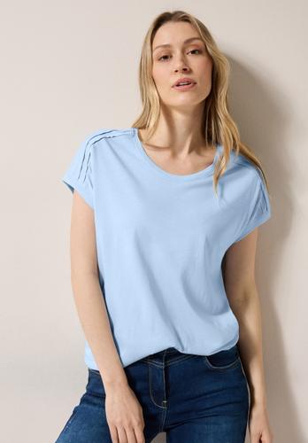 Shirt in Unifarbe L - Pastel Blue