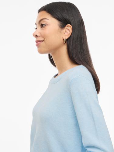 VIRIL O-NECK L/S  KNIT TOP - NOOS S Normal geschnitten - Nantucket Breeze