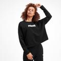 PUMA Damen Sweatshirt NU-TILITY Cropped Crew Sweat S in Schwarz