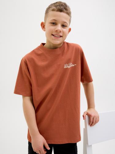 JORPAROS ELEMENT BACK TEE SS CREW JNR 152 Locker geschnitten - Arabian Spice