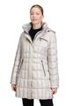 Steppjacke 40 Leicht tailliert - Grau Beige