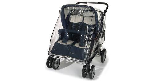 RainCover Twin Kinderwagen-Regenschutz