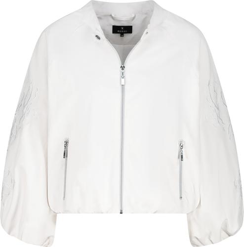 Nylon-Jacke mit Stickerei 44 - Cream