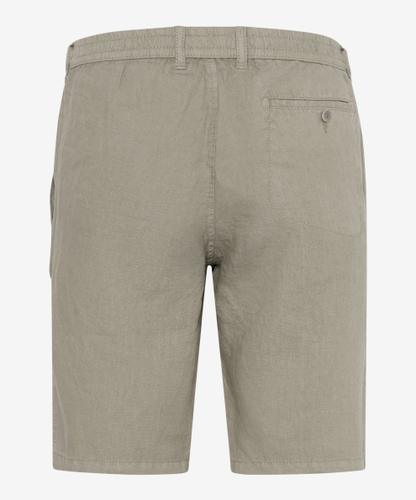 Style Balu 54 Bermudahose, Herrenhose, Schräge Stecktaschen, Leistengesäßtaschen, Gummibund, Verdeckter Reißverschluss, Modern Fit, Normale Leibhöhe, Gerader Schnitt - Khaki