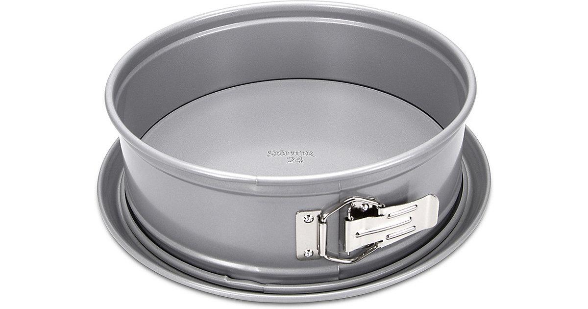 Springform "WE-LOVE-BAKING", mit Flachboden, ca. ø 24 cm / H 7 cm silber