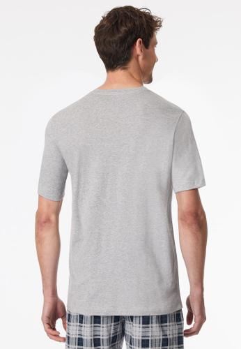 T-Shirt Rundhals Grau 48