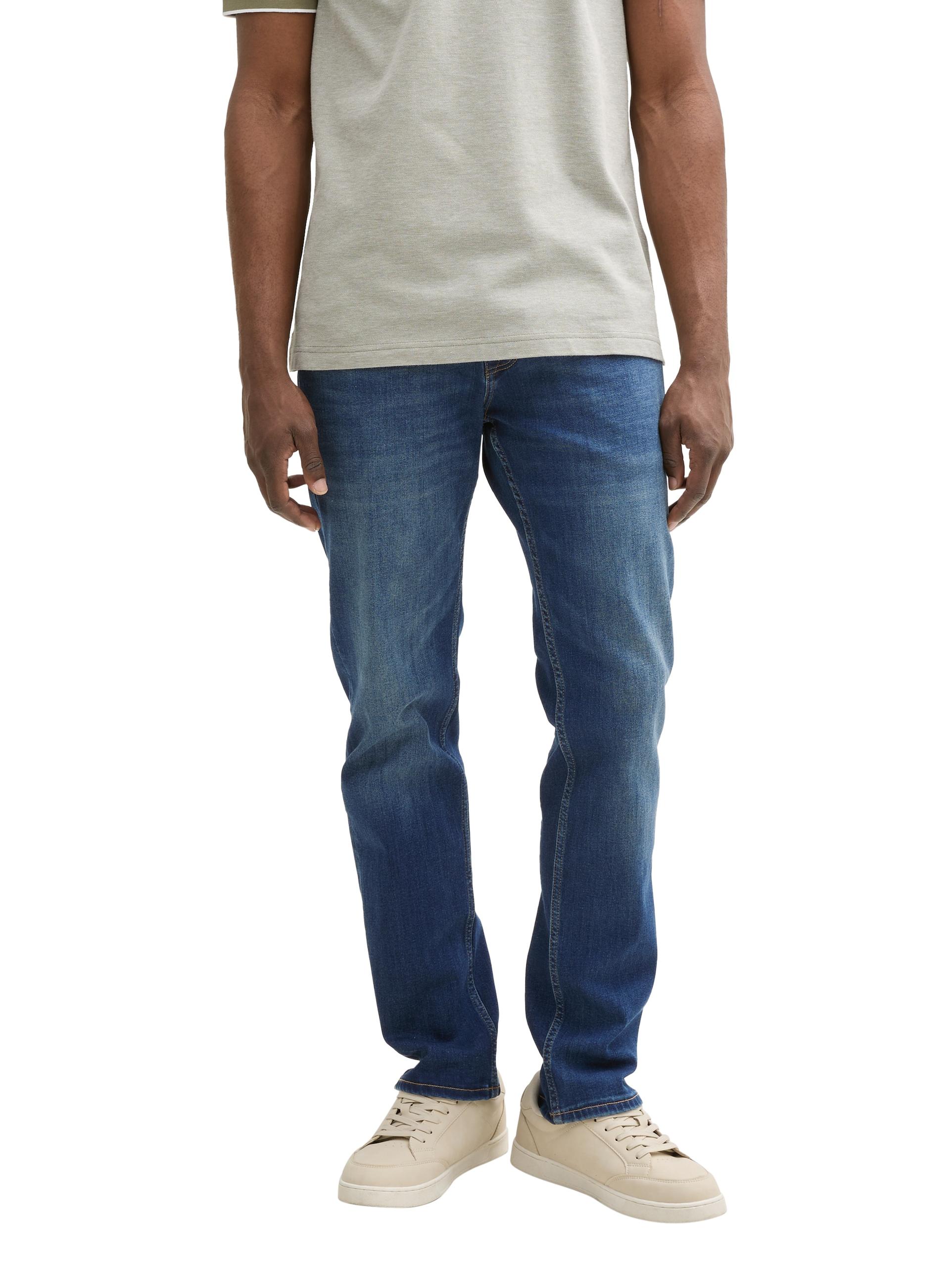 TTAEDAN STRAIGHT Jeans 29/32 Straight Fit - Used Dark Stone Blue Denim
