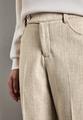 Chino mit Knopfdetail 34/28 - Honey Sand Mel.