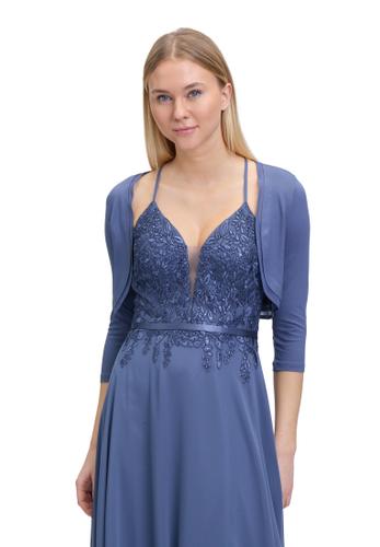 Bolero-Jacke 42 Figurbetont - Blue Stone