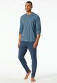 Langarmshirt Rundhals 50 - Atlantikblau
