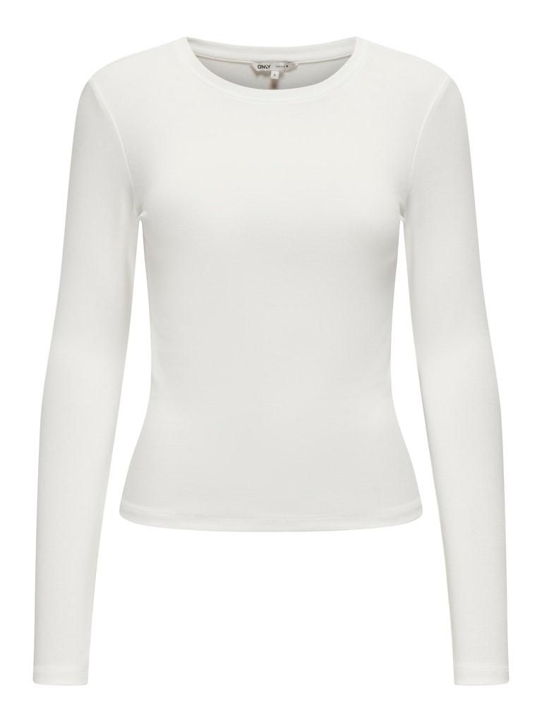 ONLRILEY O-NECK L/S TOP JRS NOOS Weiß L