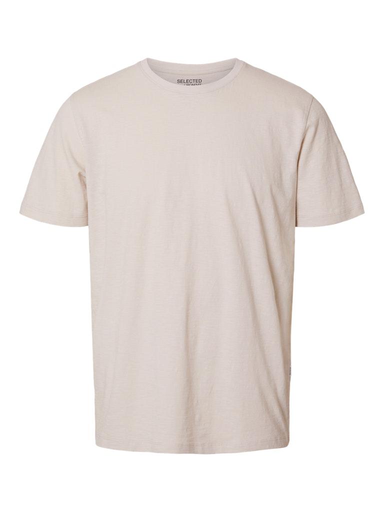 SLHASPEN SLUB SS O-NECK TEE NOOS Grau XL