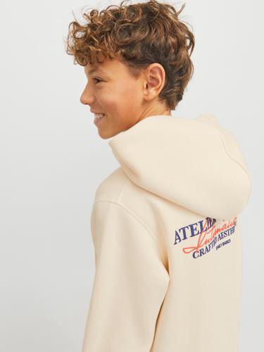JORISLINGTON BACK SWEAT HOOD SN JNR 152 Locker geschnitten - Antique White