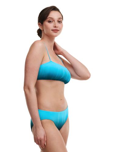 Swim One Size Bügelloser T-Shirt Bikini BH (variabel) M/L - Blue Tie & Dye