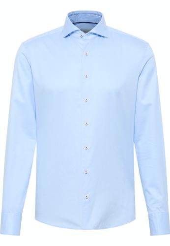 Soft Luxury Shirt Twill Langarm Blau 39/Langarm - 67cm