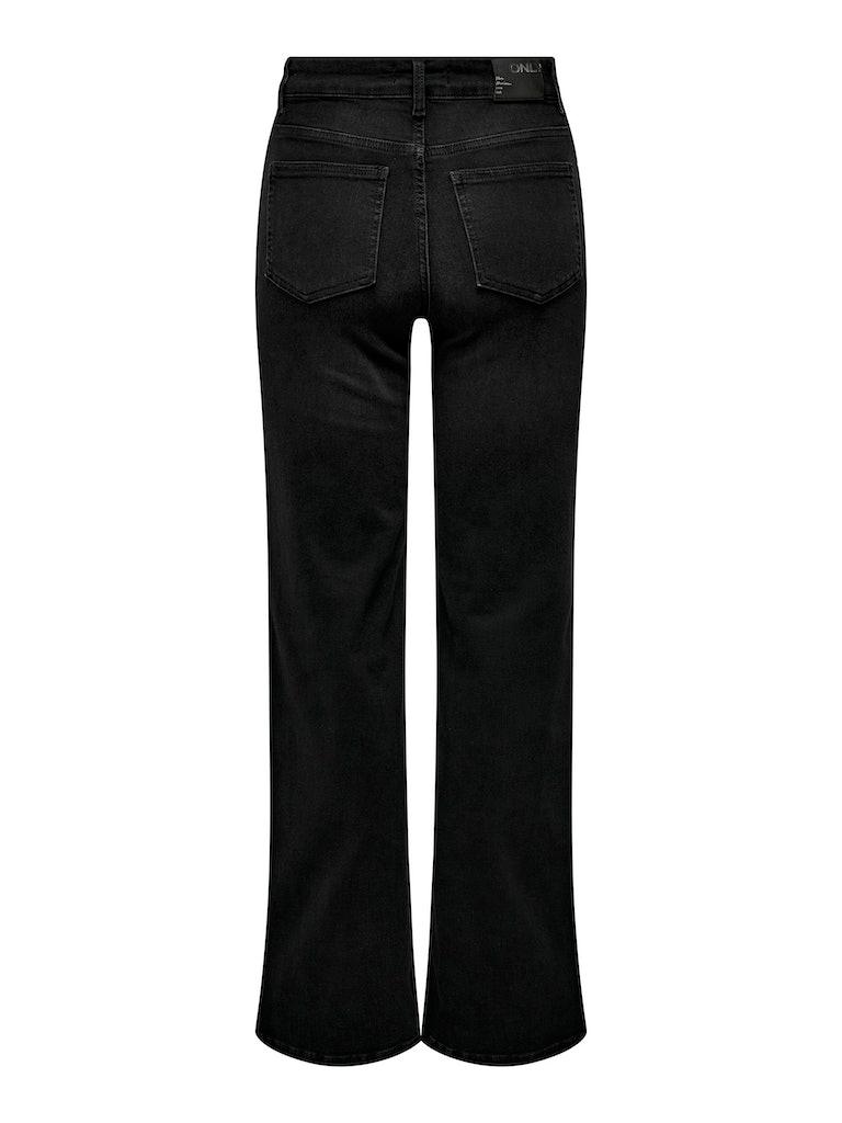 ONLMADISON BLUSH HW WIDE DNM CRO099 NOOS S/30 Weiter Beinschnitt - Washed Black