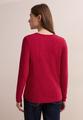 Strukturpullover L - Heather Granita Red Melange