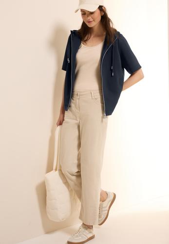 Kurzarm Sweatjacke M - Universal Blue