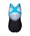 ARENA Kinder Schwimmanzug GIRL'S MULTI PIXELS SWIMSUIT SWIM PRO BACK L 128 in Schwarz