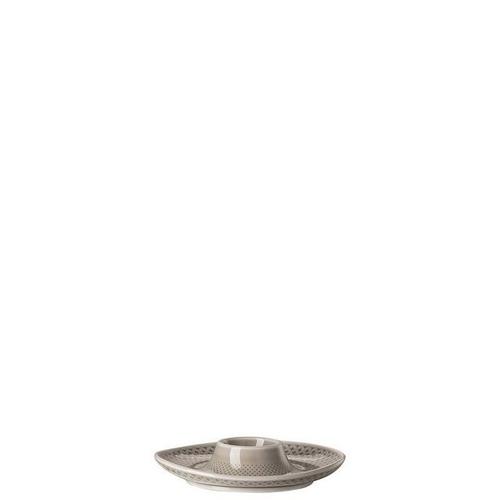 Rosenthal Eierbecher »Junto Pearl Grey Eierbecher mit Ablage«, (1-tlg)