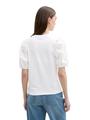 T-Shirt mit Puffärmeln XL Regular Fit - White